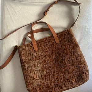 Madewell hide crossbody purse brand new without tags